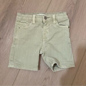 Zara Green Jean Shorts